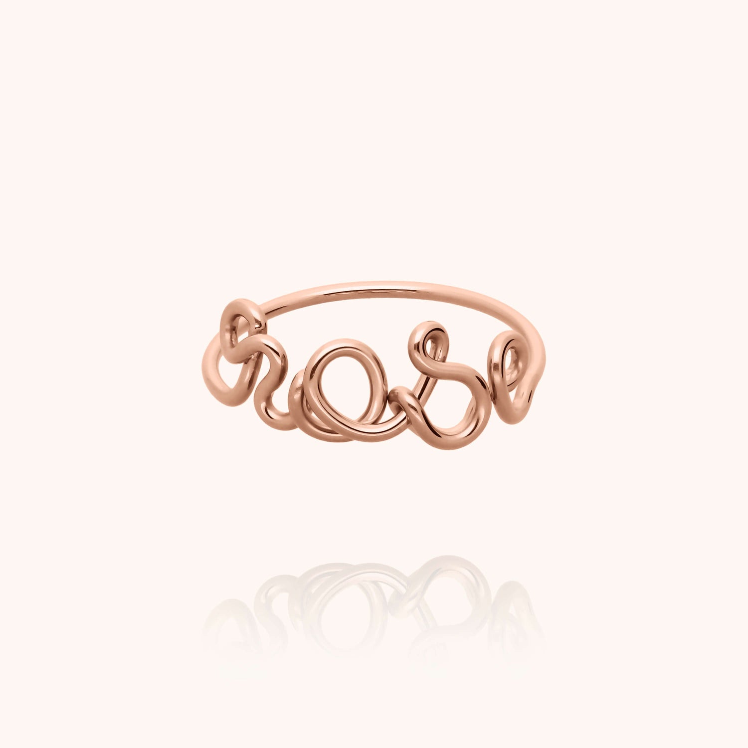 Original Personalized Ring 14k rose gold filled Atelier Paulin